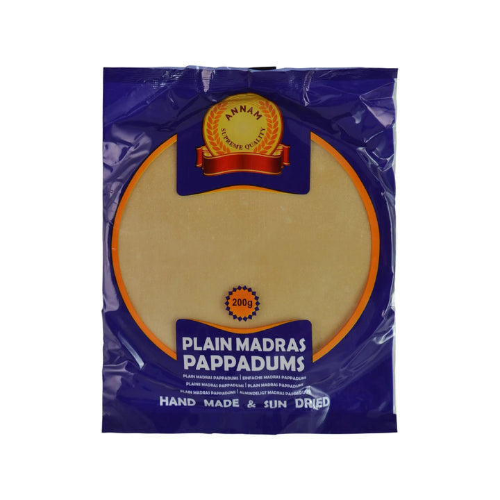 Annam Plain Madras Papad